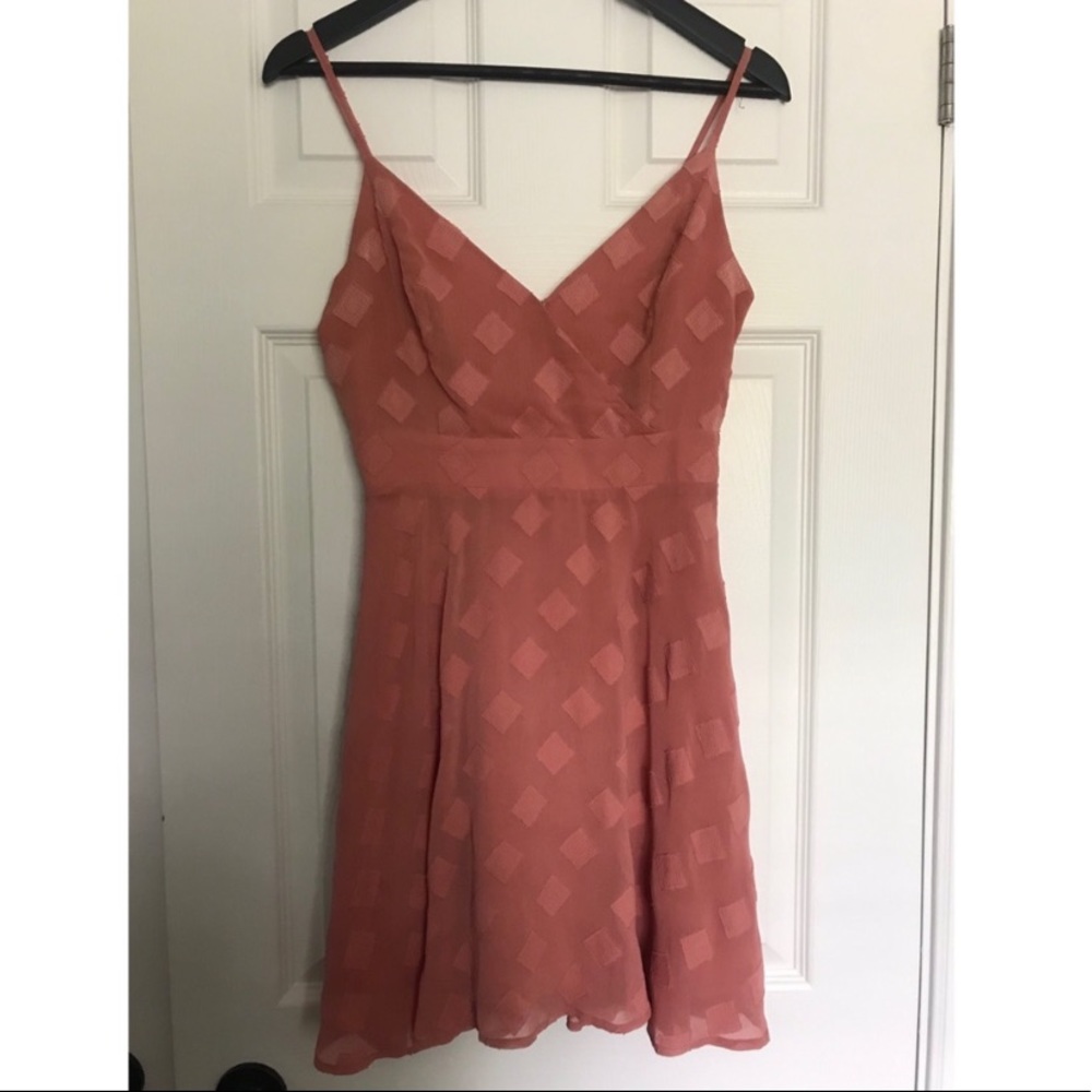 Dynamite fit and flare dress